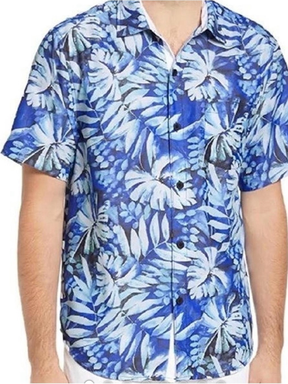 Tommy Bahama Island Zone Coconut Point Frond Impression Camp Shirt